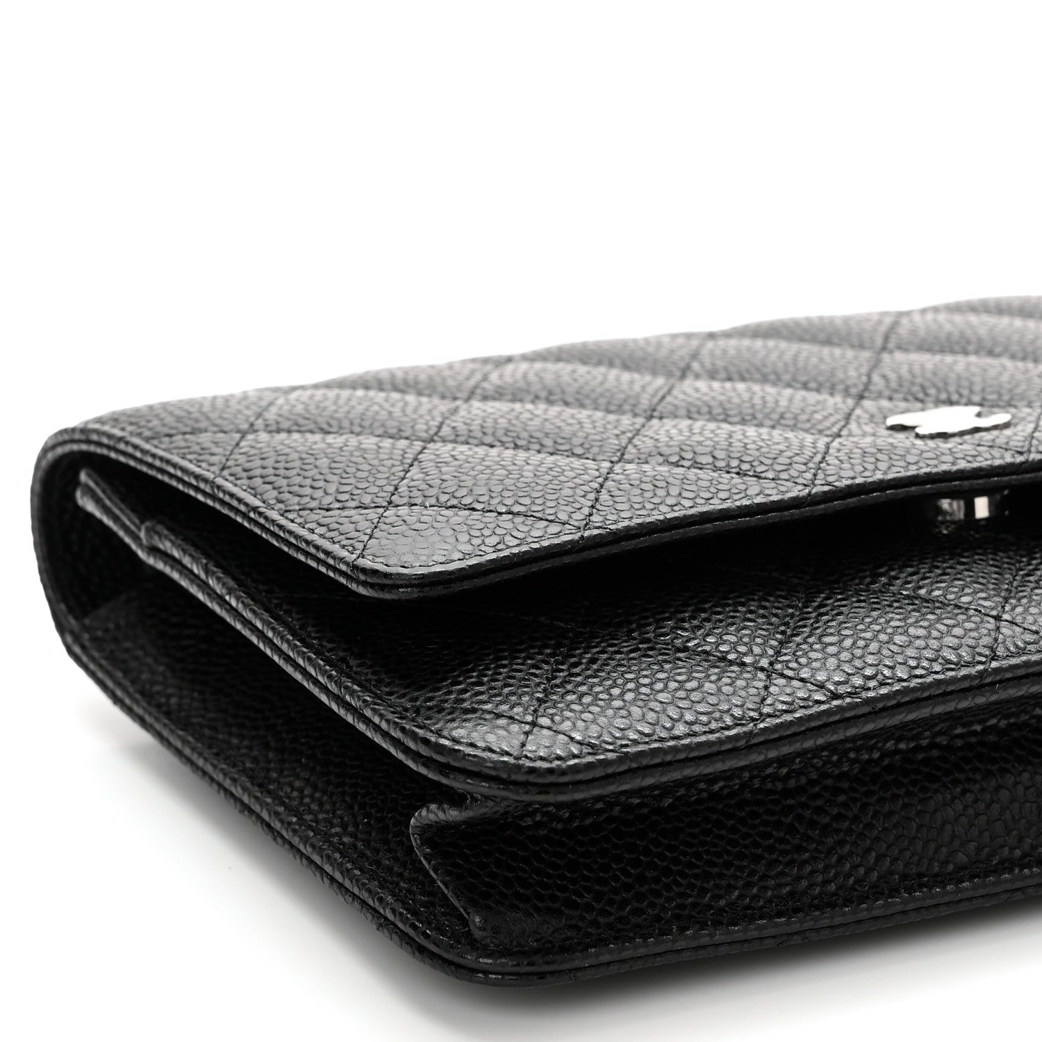 Chanel Caviar Quilted Wallet On Chain WOC Black 9 of 11