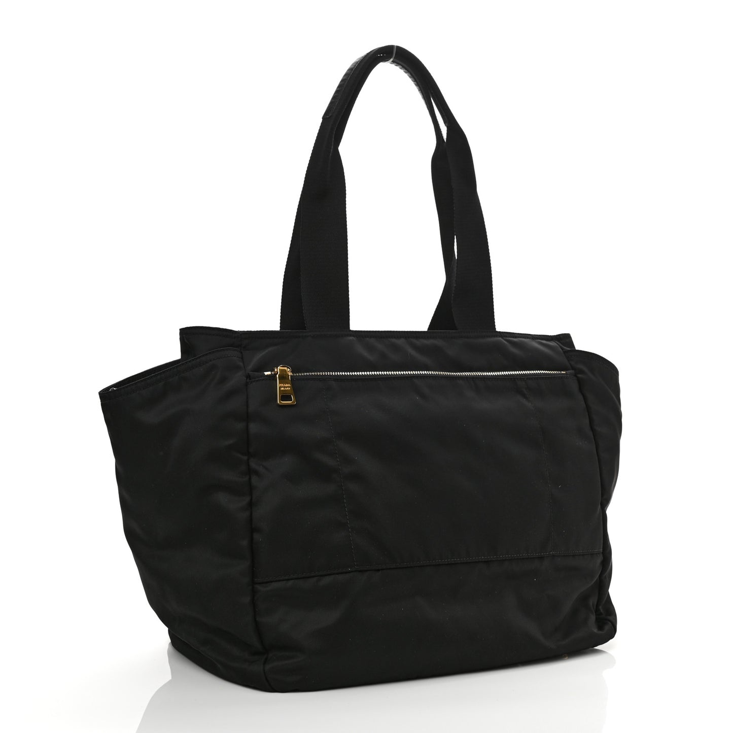 Nylon Vela Baby Bag Black