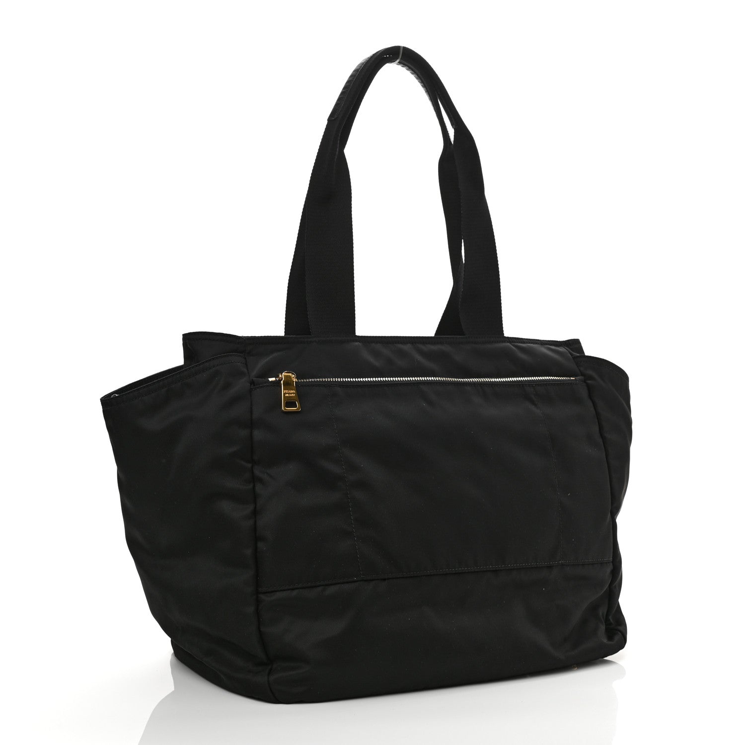 Prada Nylon Vela Baby Bag Black 3 of 13