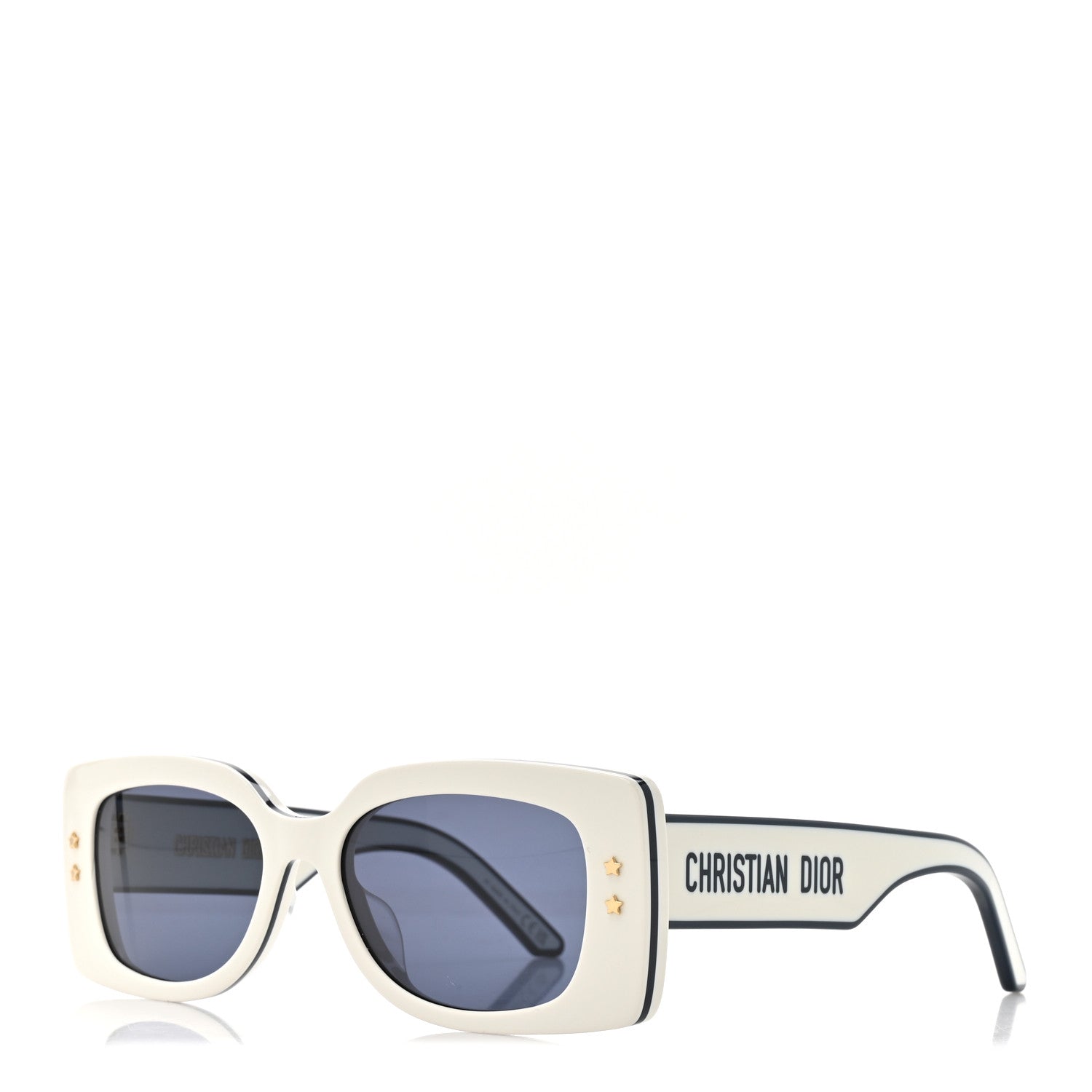 Christian Dior Diorpacific S1U Square Sunglasses White Blue