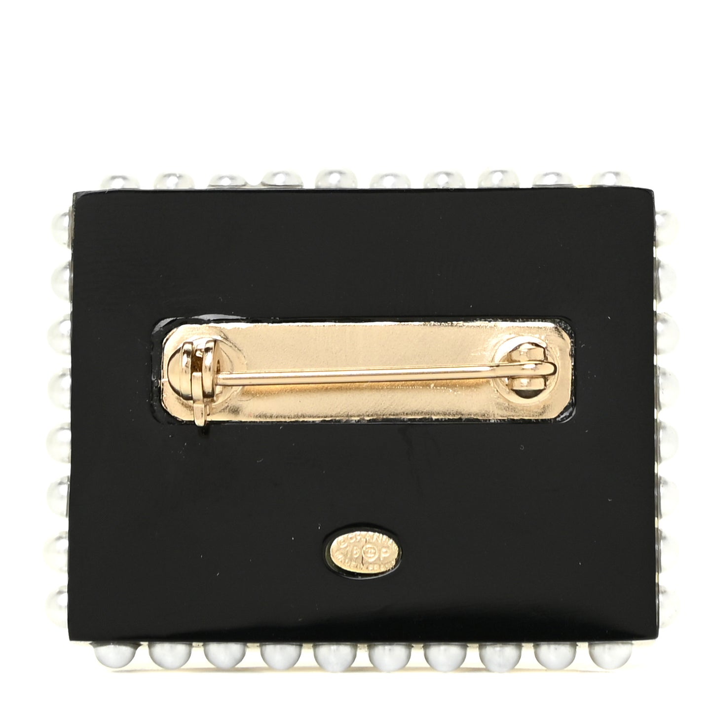 Resin Pearl CC La Pausa Brooch Multicolor