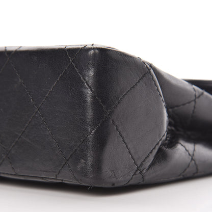 Chanel Lambskin Quilted Medium Double Flap Black 15 of 20