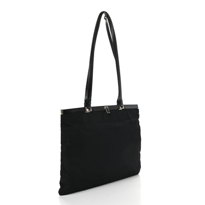Prada Tessuto Nylon Shoulder Bag Black 2 of 9