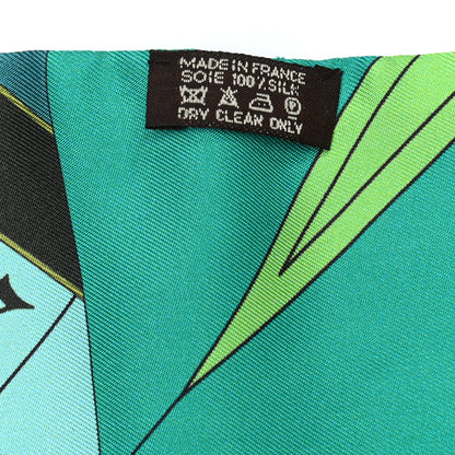 Hermes Silk Astrologie Nouvelle Maxi Twilly Vert Corail 3 of 3