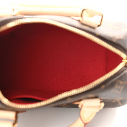 Louis Vuitton Monogram Speedy Bandouliere 20 Black 5 of 8