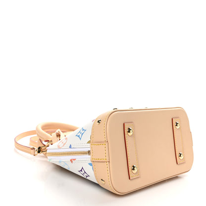 Louis Vuitton LV x TM Monogram Multicolor Alma BB White 4 of 10