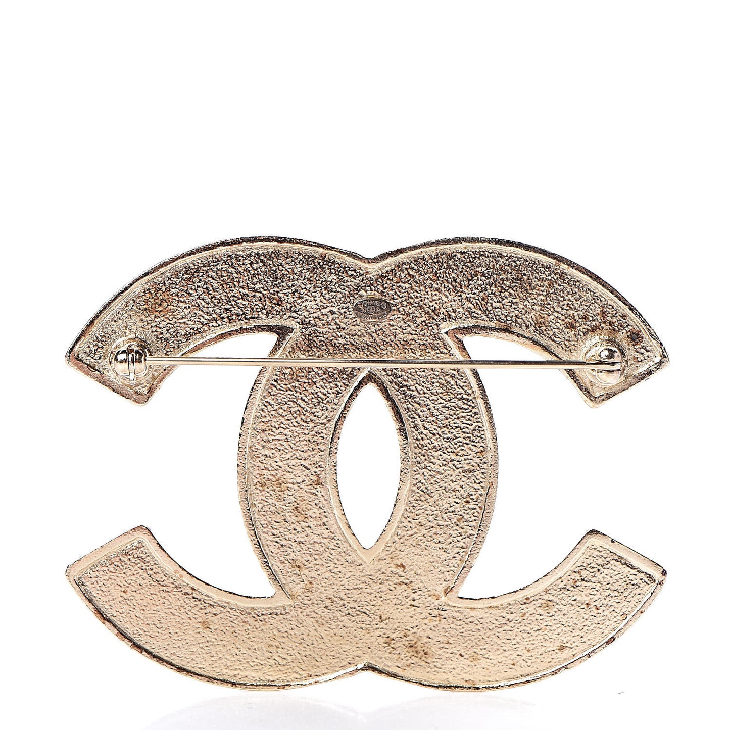 CC Large Brooch Gold