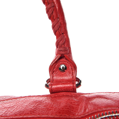 Balenciaga Agneau Giant 12 Silver Hardware Work Rouge Cardinal 19 of 20