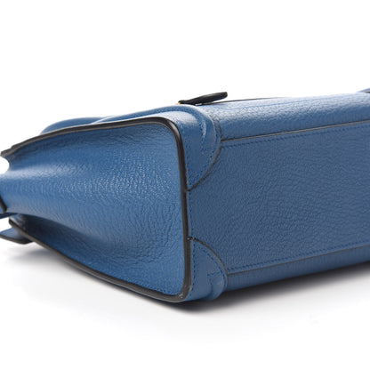 Celine Goatskin Nano Luggage Sea 6 of 9