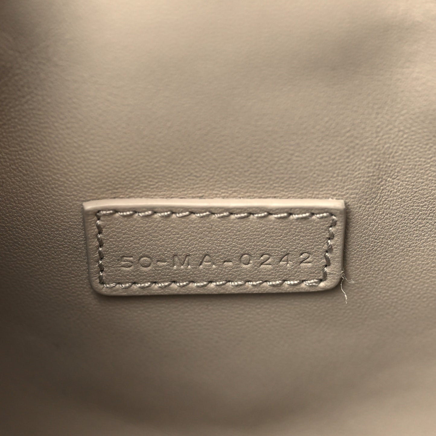 Calfskin Macrocannage Medium Diortravel Nomad Pouch Sand