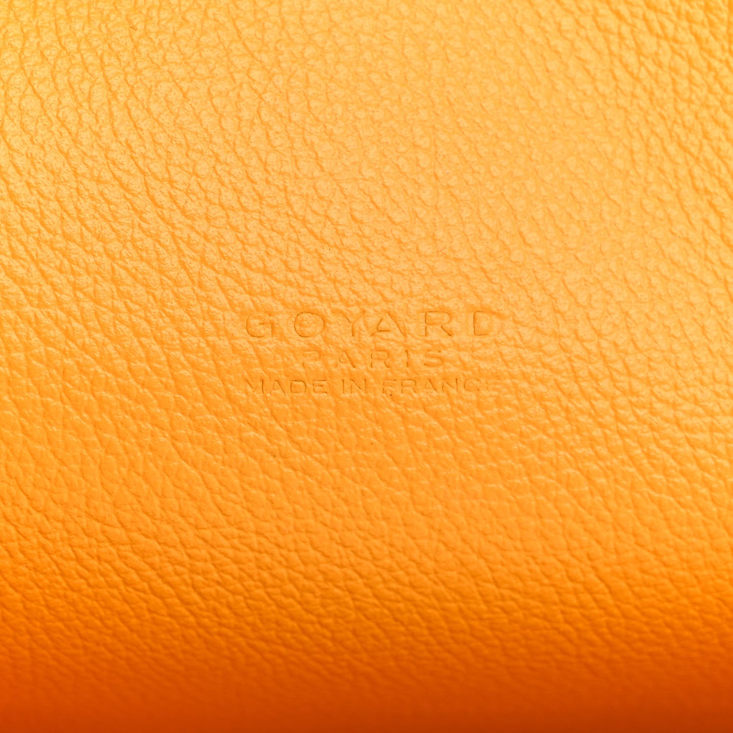 Goyardine Calfskin Chypre Wallet Pouch Yellow