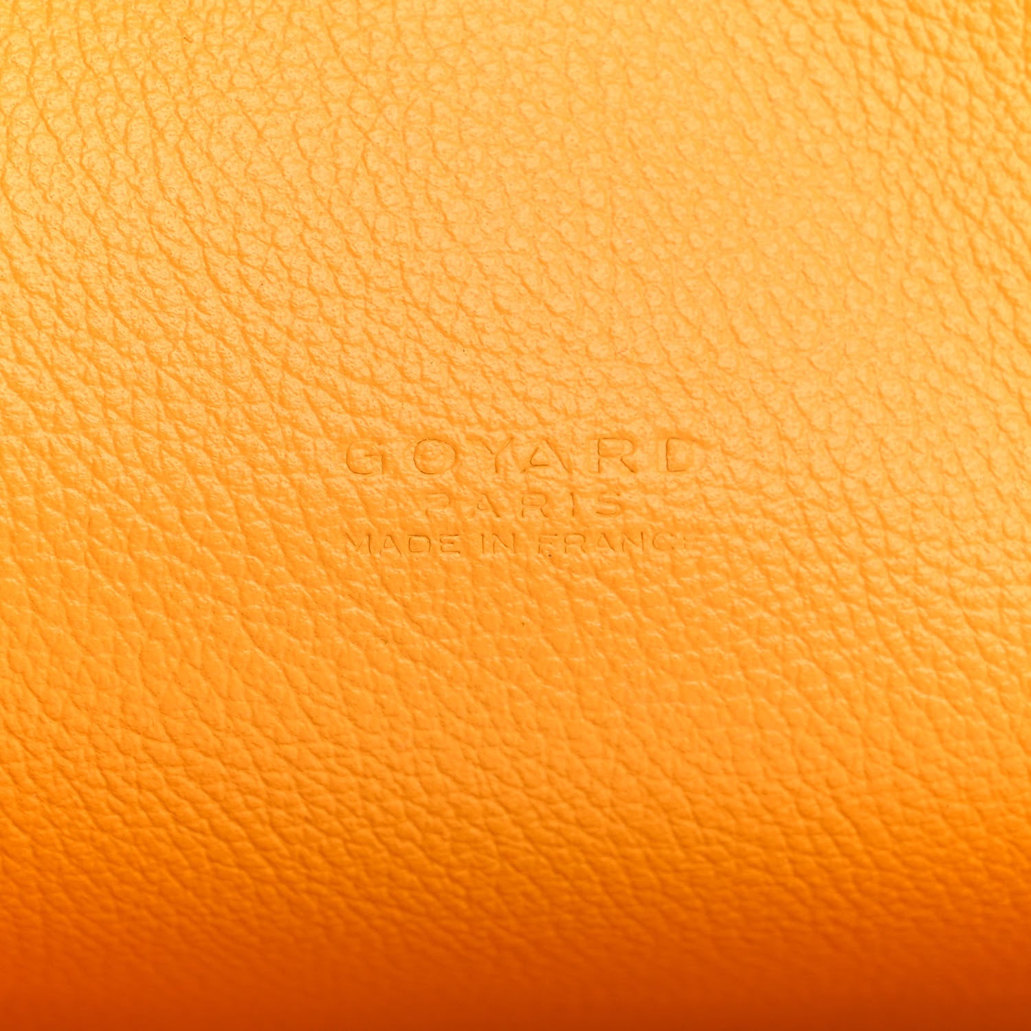 Goyard Goyardine Calfskin Chypre Wallet Pouch Yellow 6 of 14