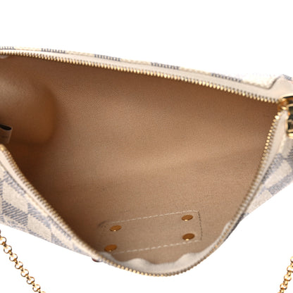 Louis Vuitton Damier Azur Eva Clutch 5 of 12