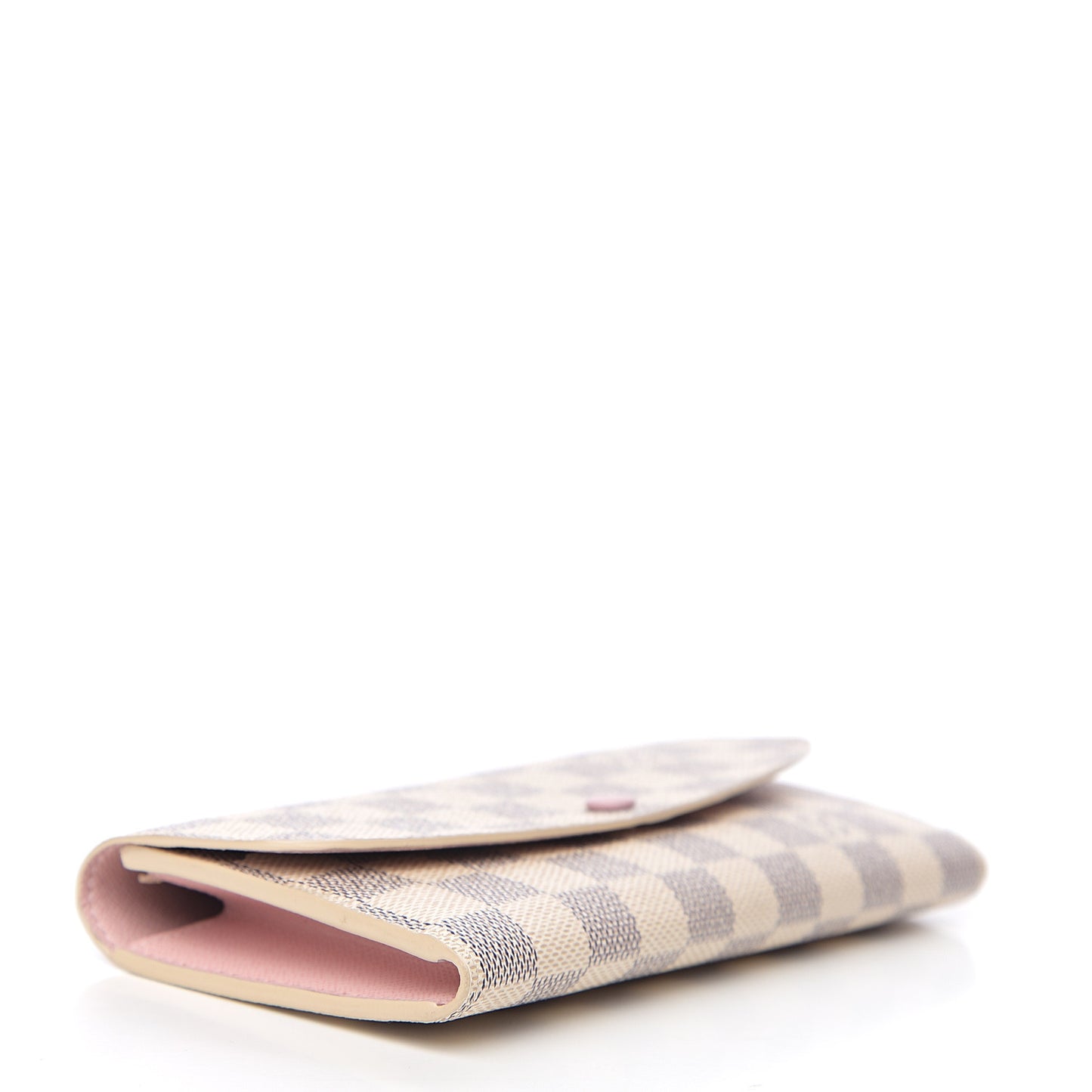 Damier Azur Emilie Wallet Rose Ballerine