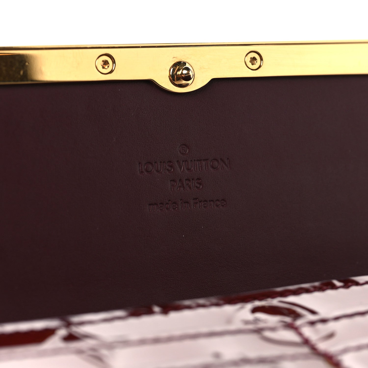 Louis Vuitton Vernis Rossmore MM Amarante 6 of 7