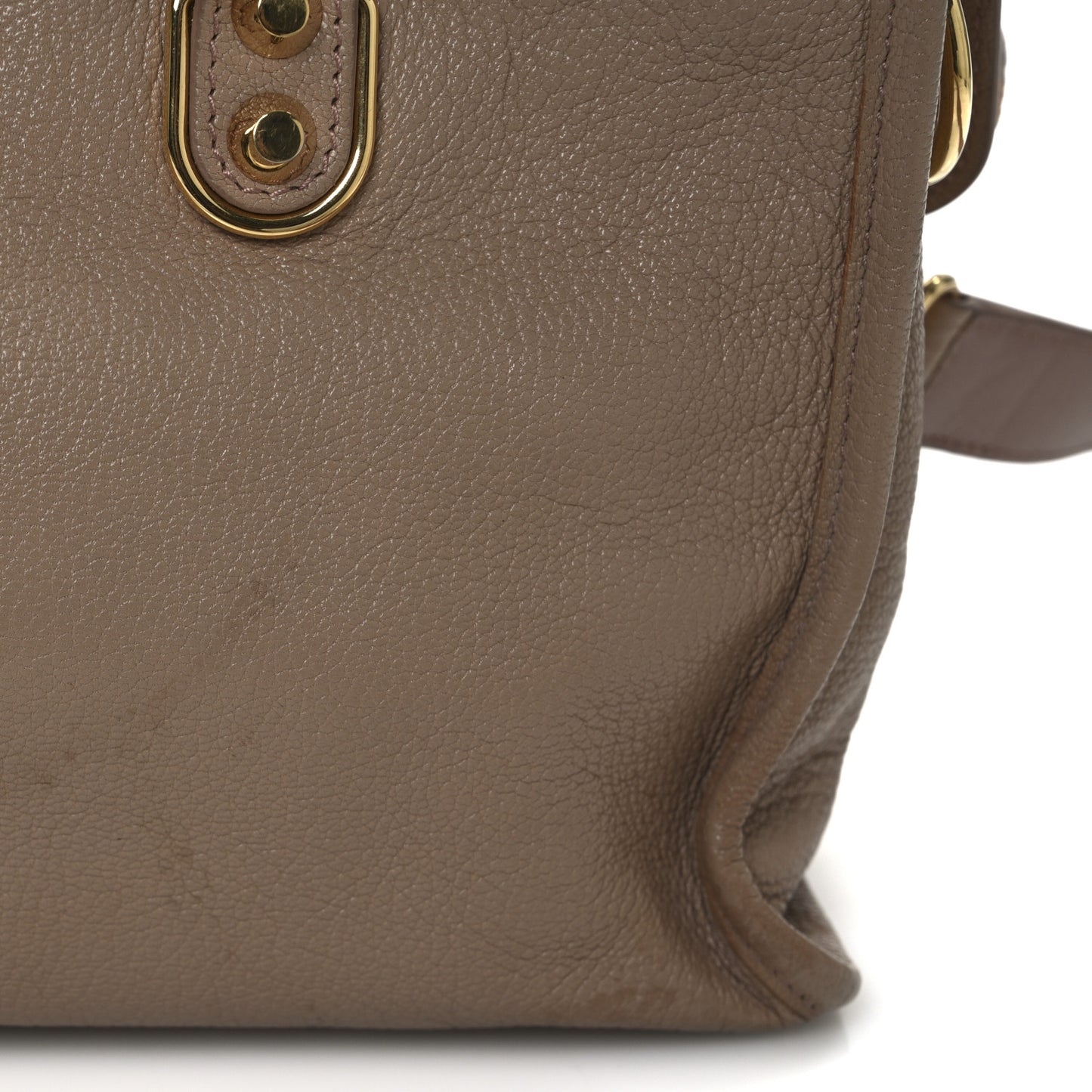 Chevre Gold Metallic Edge Hardware S City Rose Des Sables