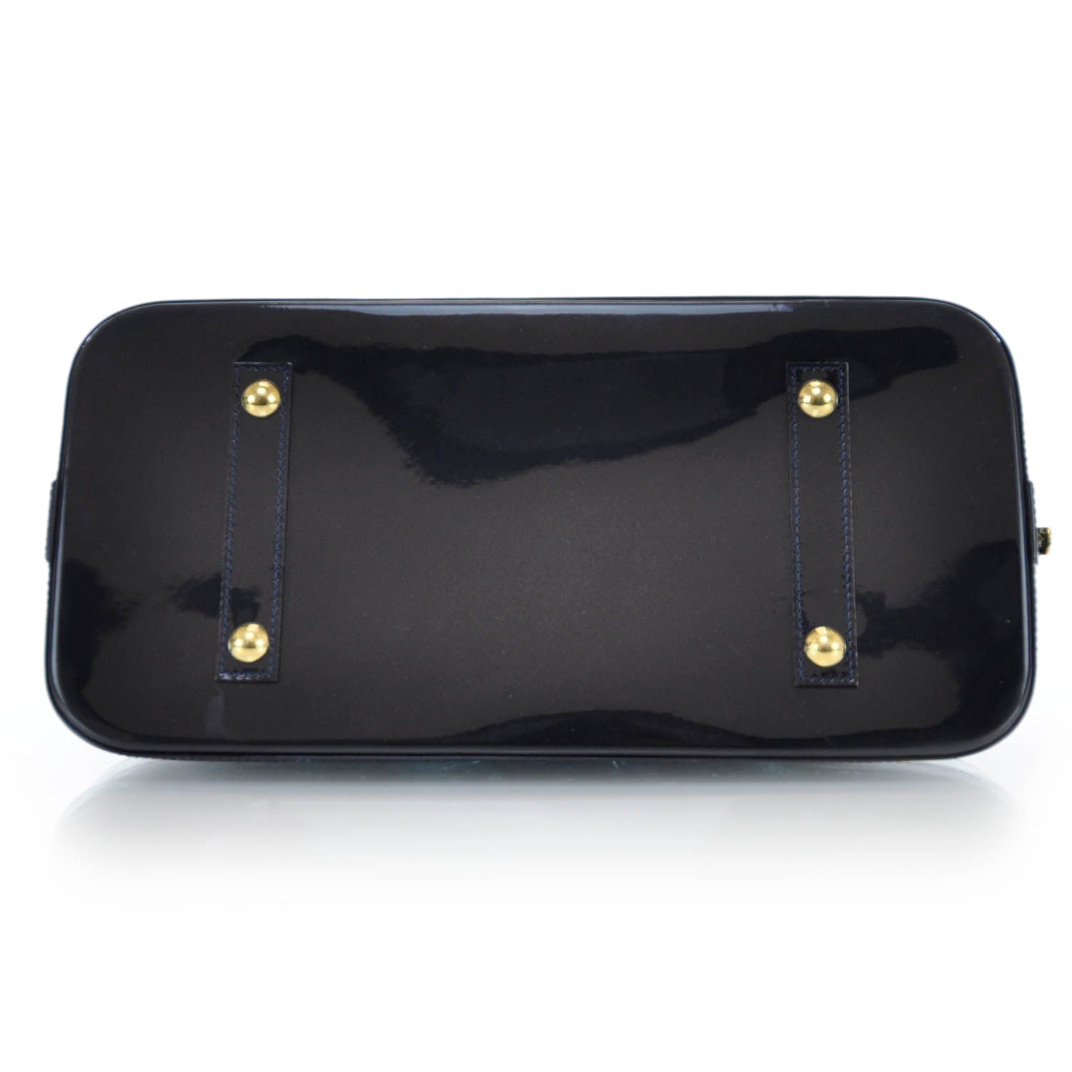 Louis Vuitton Vernis Alma MM Blue Infini 4 of 9