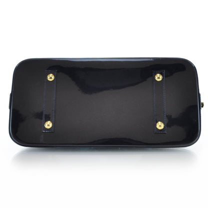 Louis Vuitton Vernis Alma MM Blue Infini 4 of 9