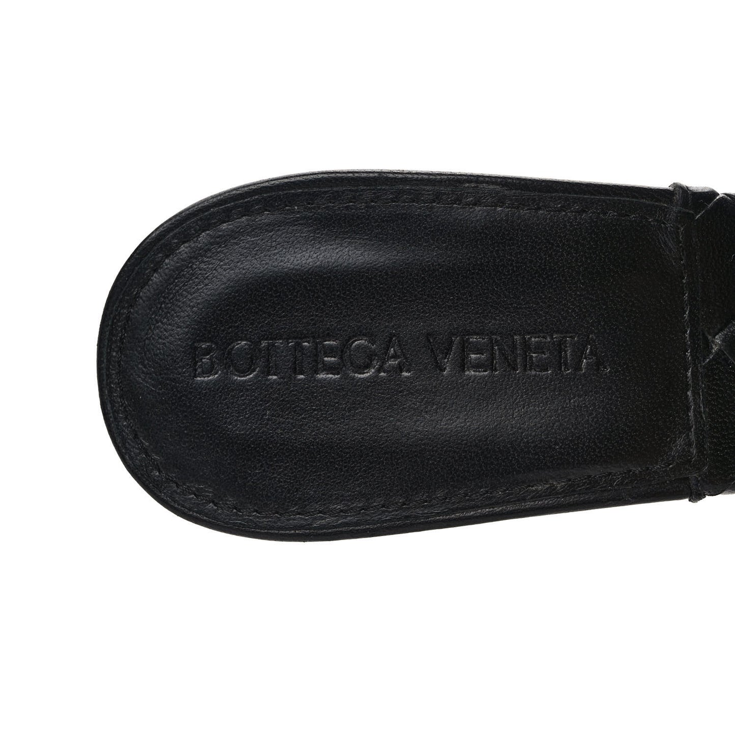 Nappa Maxi Intrecciato Lido Mule Sandals 36 Black