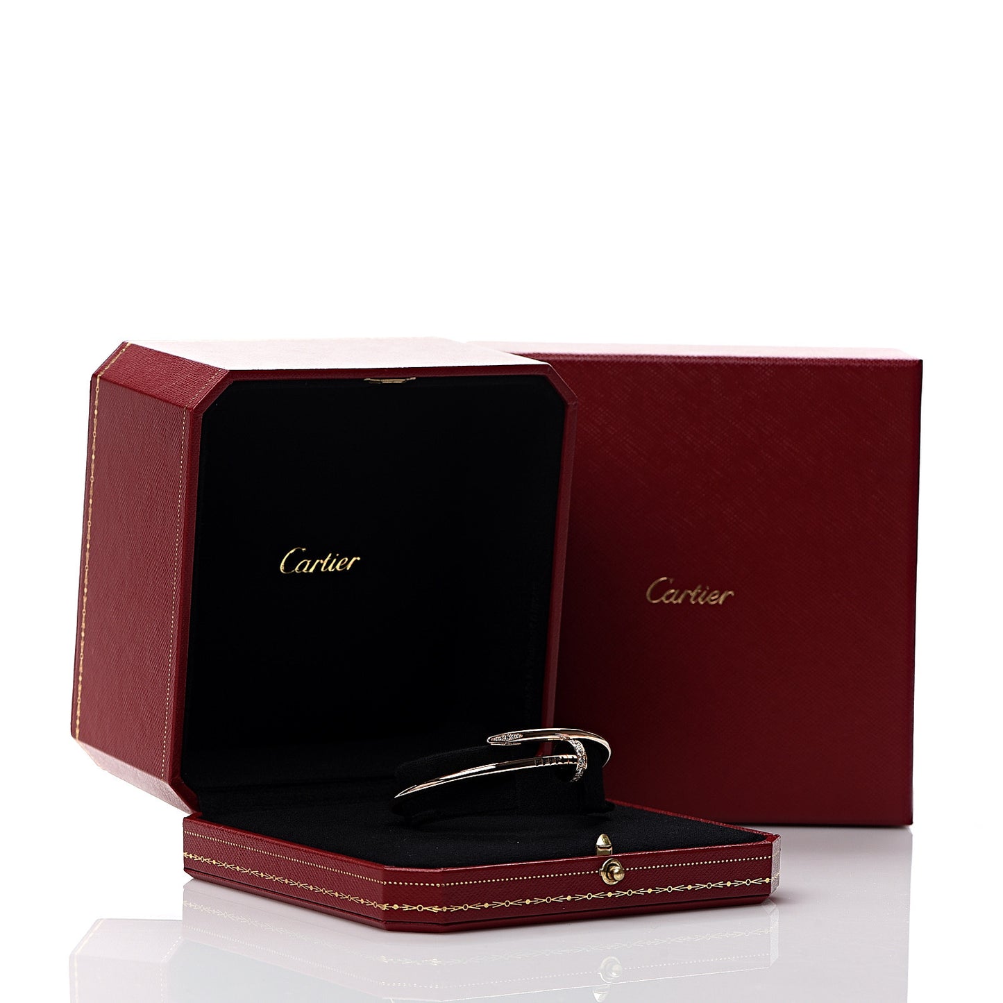 18K Pink Gold Diamond Juste Un Clou Bracelet 16