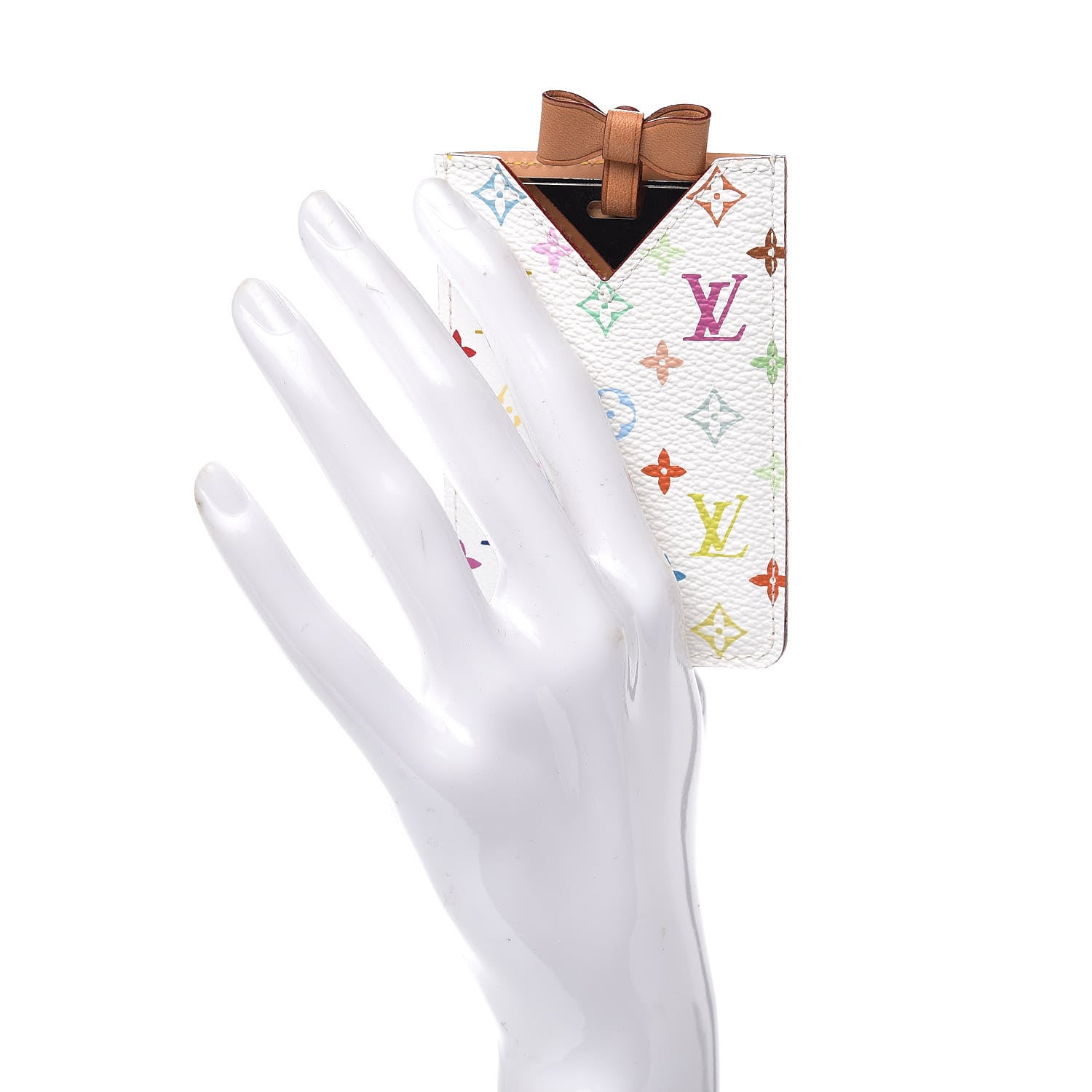 Louis Vuitton Monogram Multicolor Mirror and Case Pouch White 2 of 7