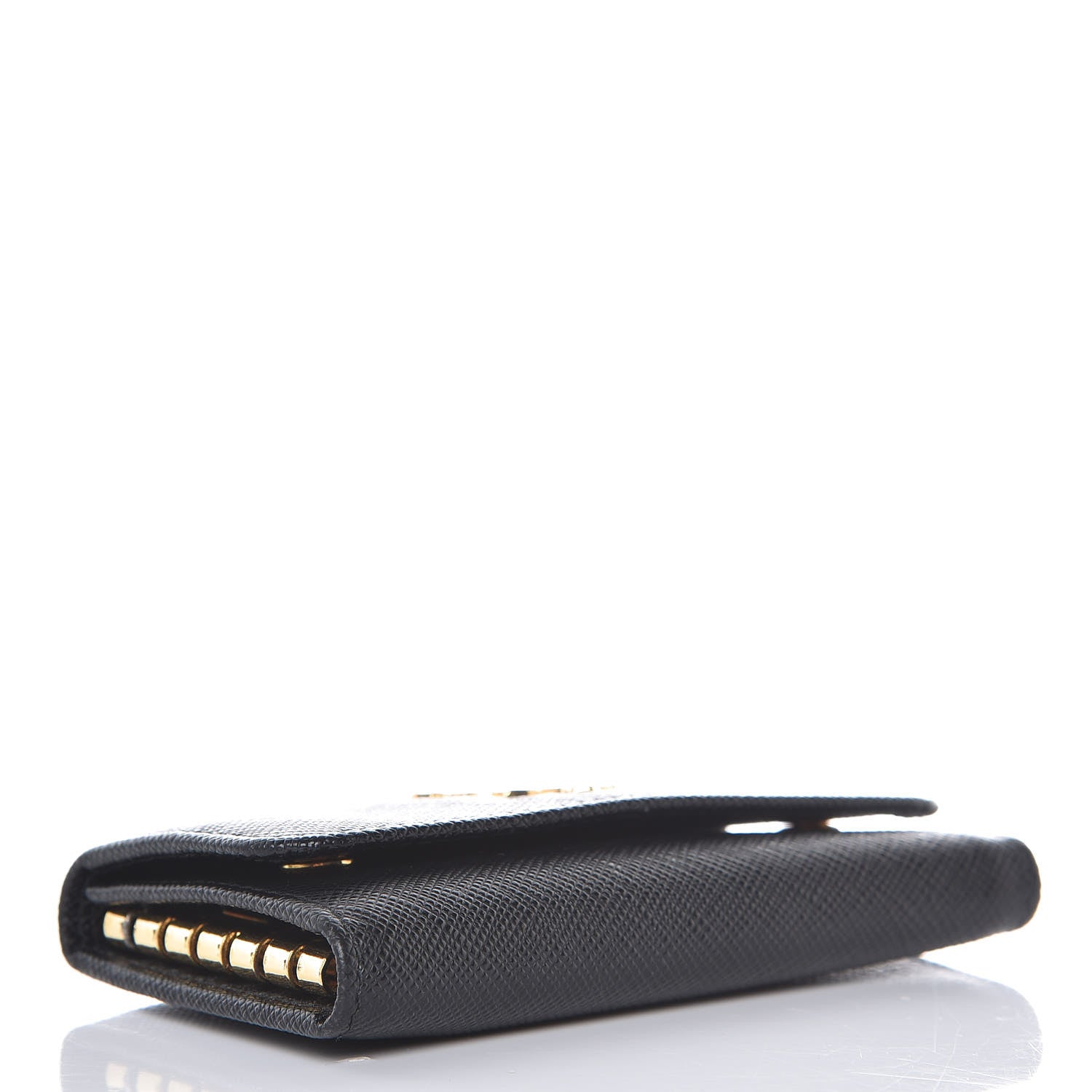 Prada Saffiano Metal 6 Key Holder Black 4 of 8