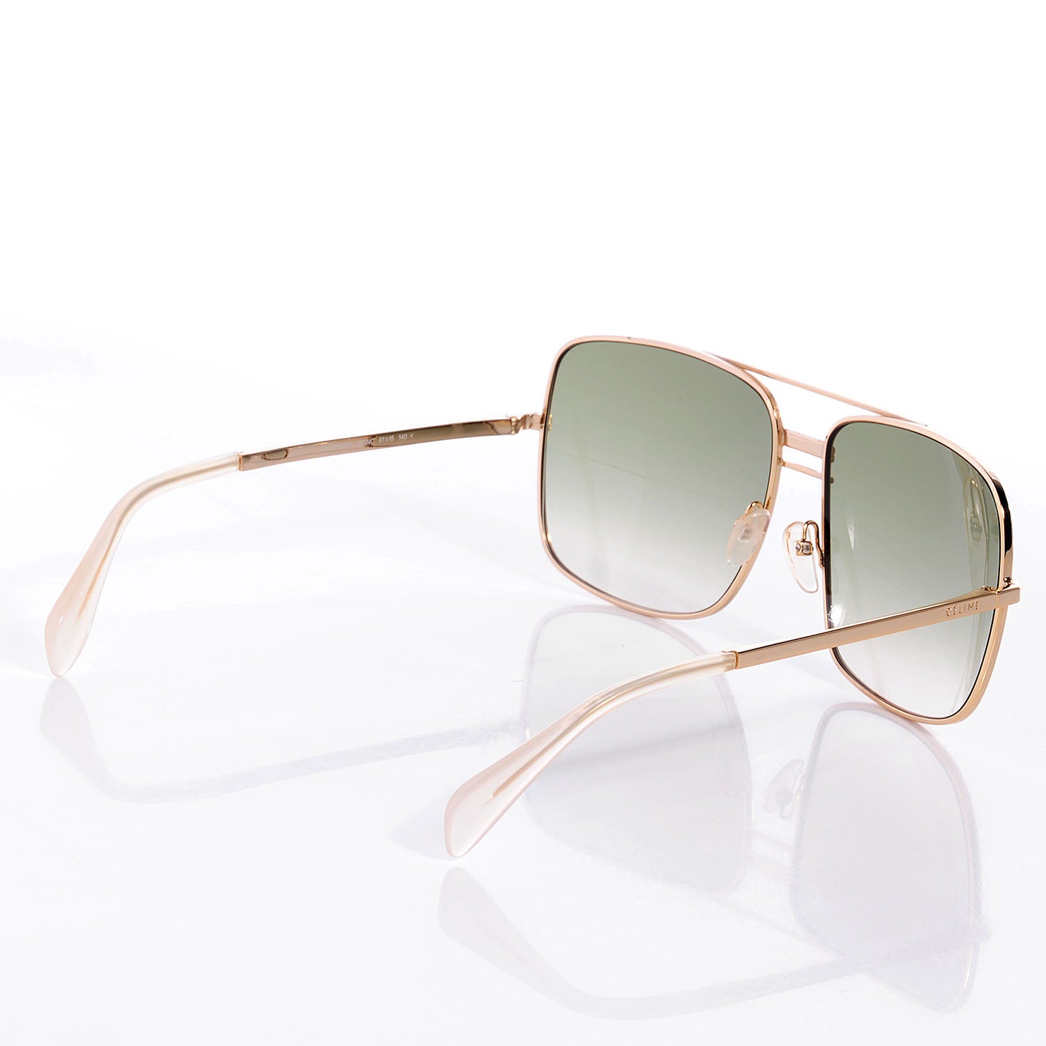 Celine Metal Sunglasses CL 41808/S Gold 2 of 5