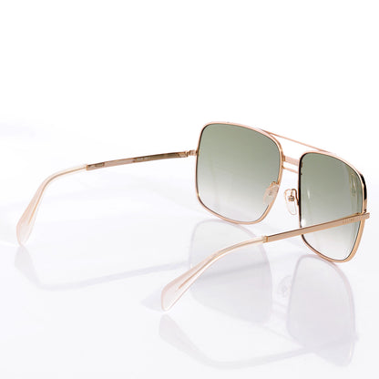 Celine Metal Sunglasses CL 41808/S Gold 2 of 5
