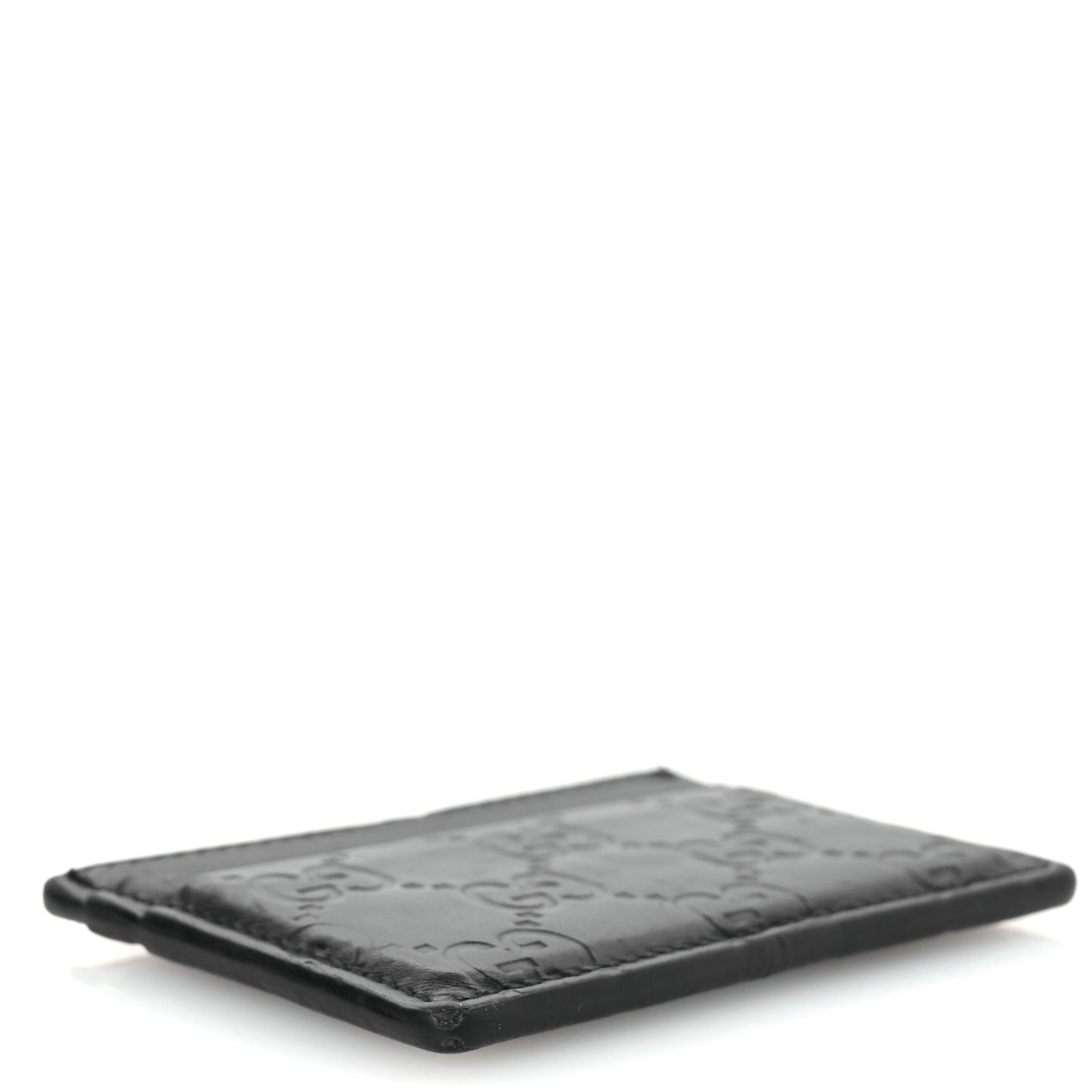 Guccissima Card Holder Black