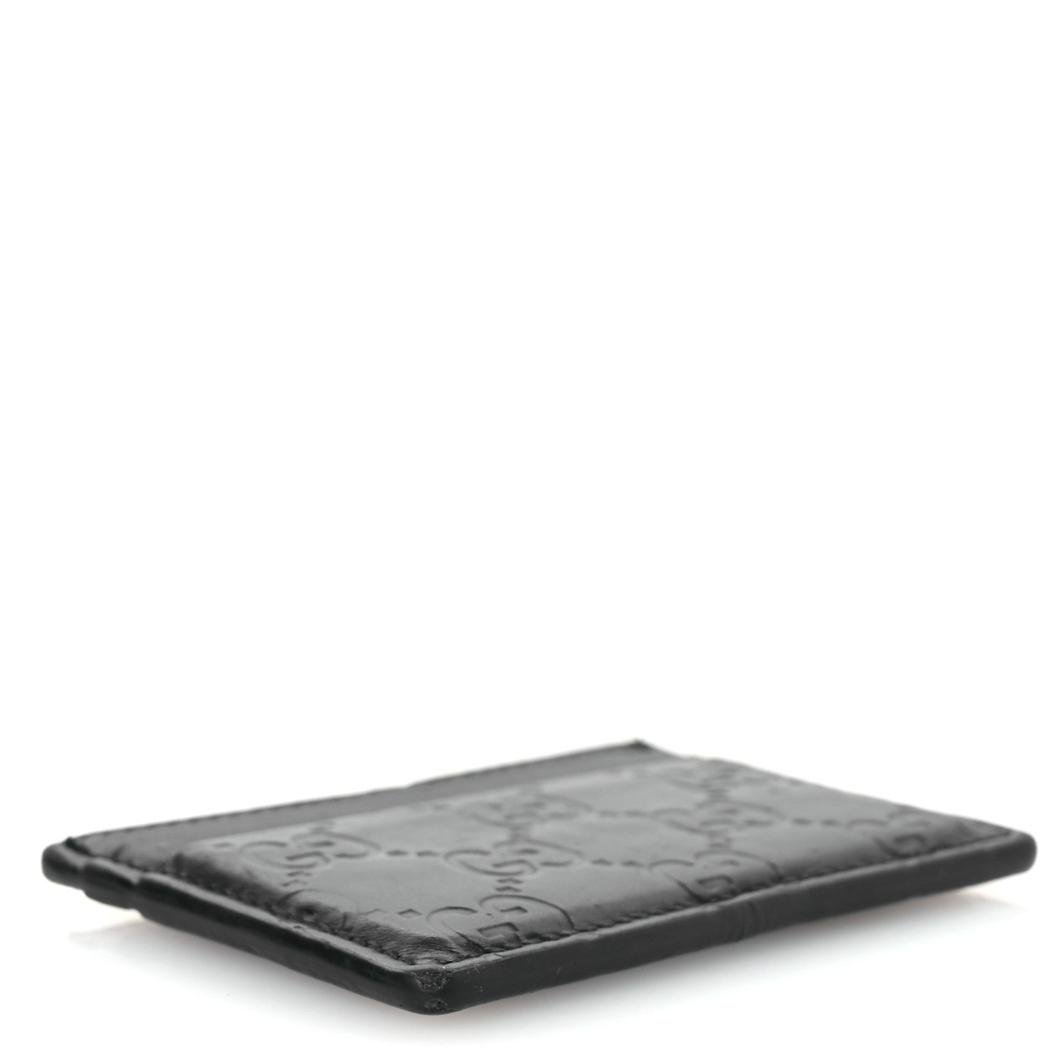 Gucci Guccissima Card Holder Black 4 of 7