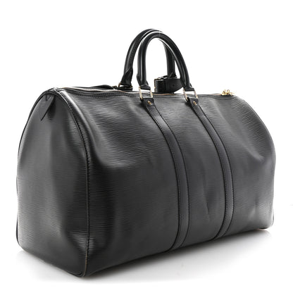 Louis Vuitton Epi Keepall 45 Black 2 of 9