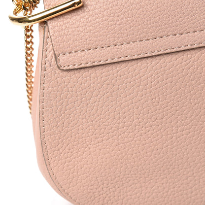 Chloe Grained Lambskin Mini Drew Shoulder Bag Cement Pink 12 of 13