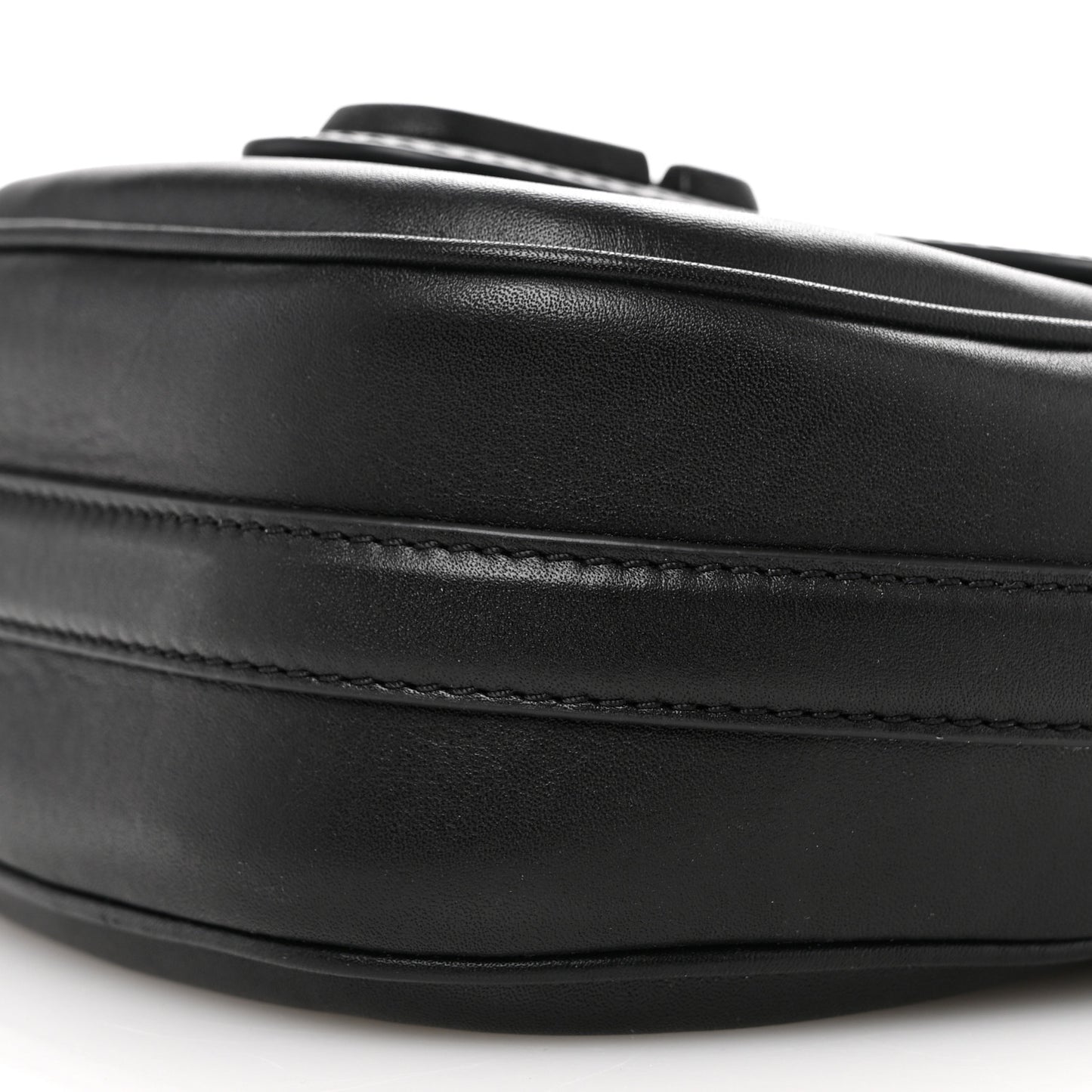 Calfskin Small The Covered J Marc Saddle Bag Black