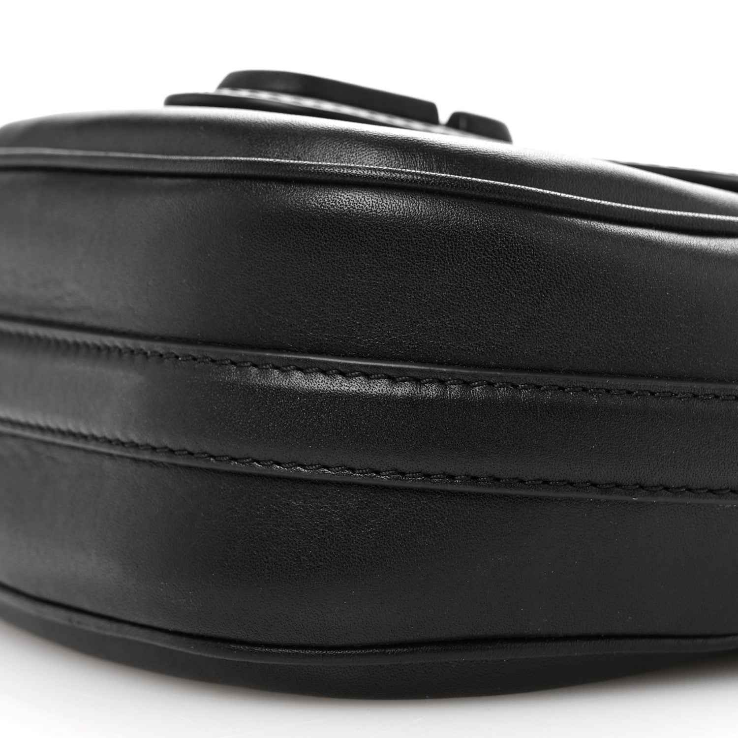 Marc Jacobs Calfskin Small The Covered J Marc Saddle Bag Black 10 of 10