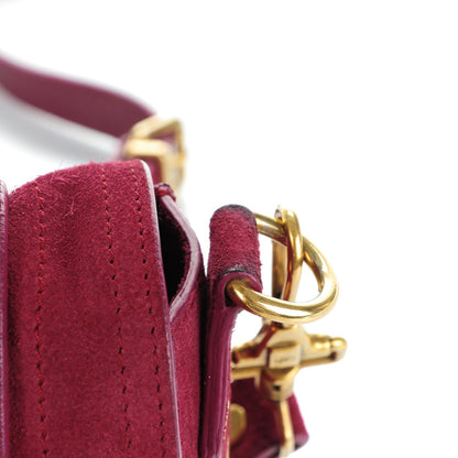 Proenza Schouler Suede PS1 Pouch Messenger Raspberry 5 of 8