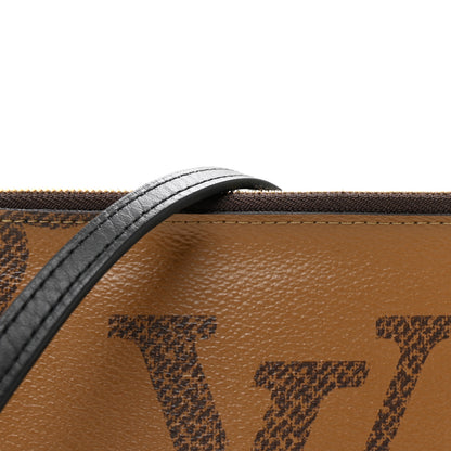 Louis Vuitton Reverse Monogram Giant Double Zip Pochette 7 of 9