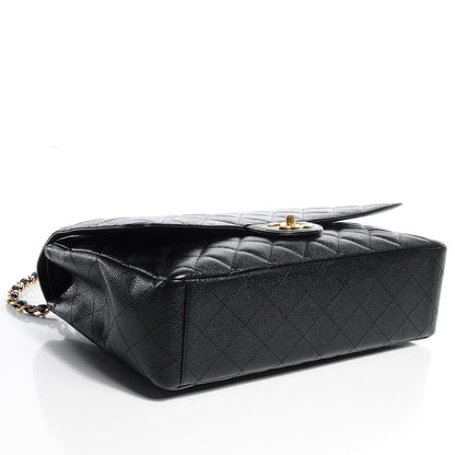 Chanel Caviar Quilted Maxi Double Flap Black 4 of 10
