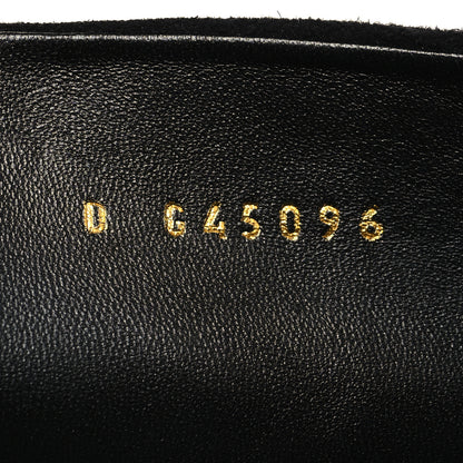 Chanel Suede Grosgrain Cap Toe Chain Boots 36.5 Black 6 of 7