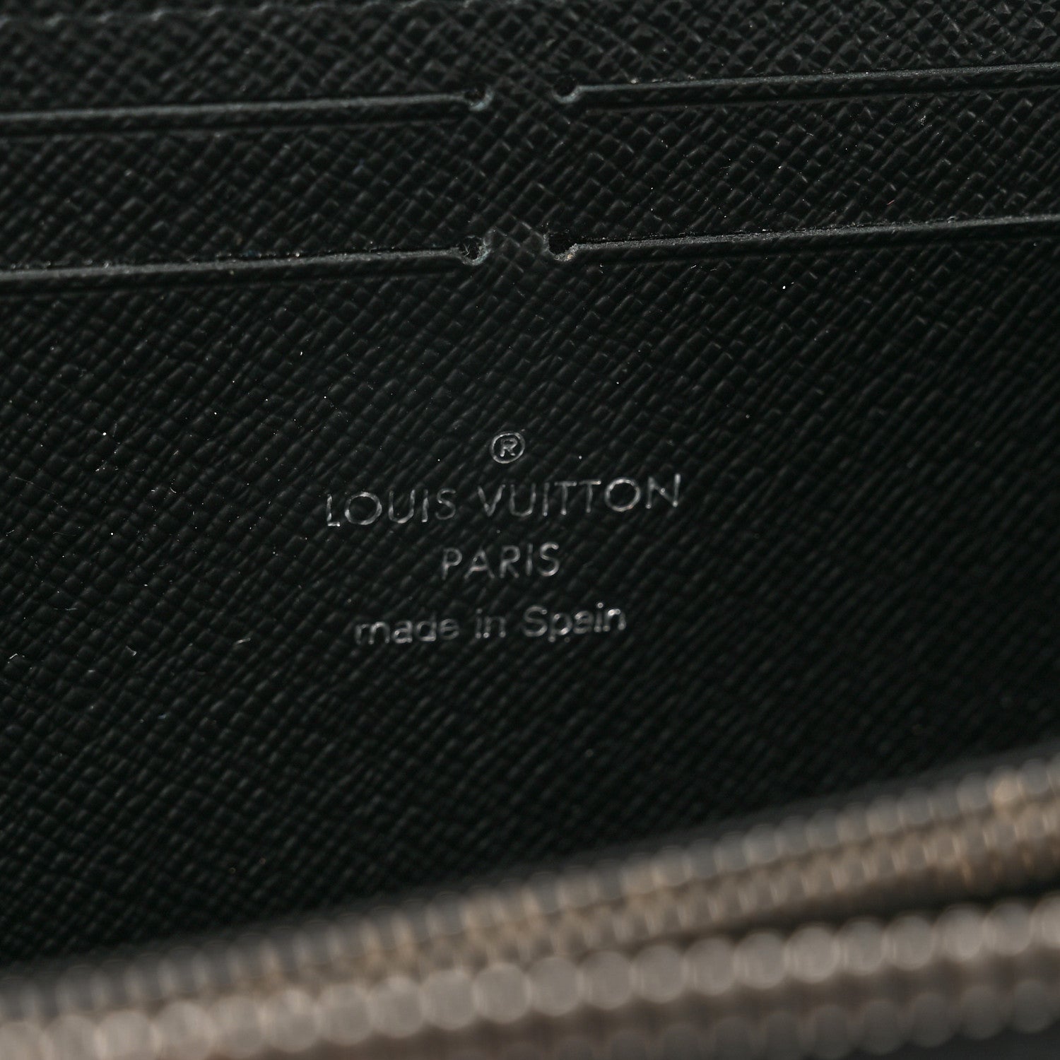 Louis Vuitton Epi Clemence Wallet Black 6 of 7