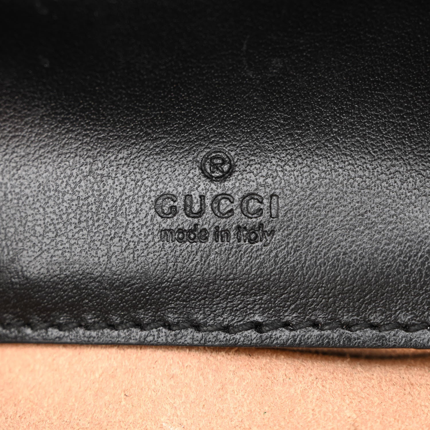 Gucci Calfskin Matelasse Mini GG Marmont Crossbody Bag Black 6 of 11