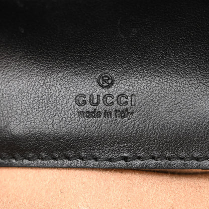 Gucci Calfskin Matelasse Mini GG Marmont Crossbody Bag Black 6 of 11