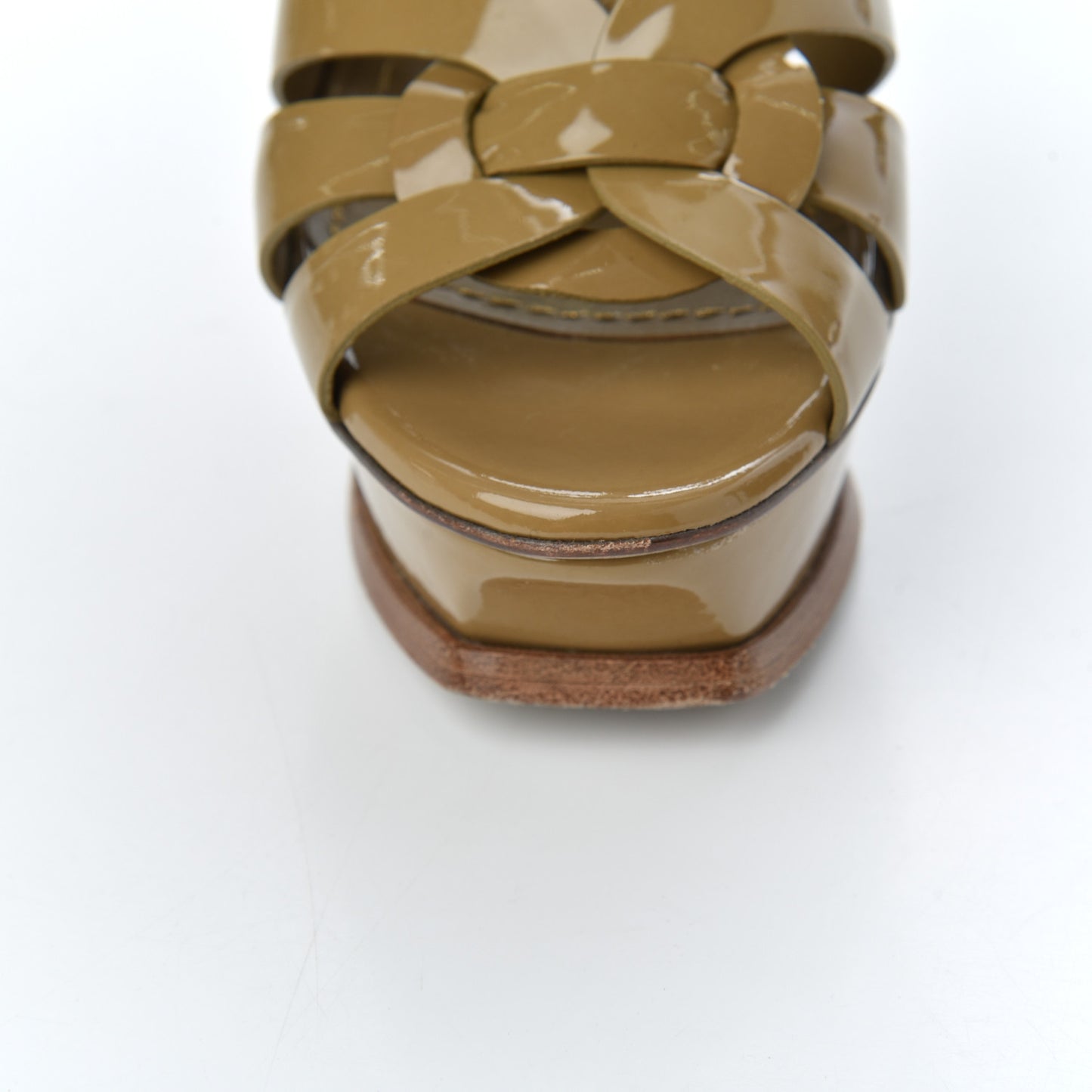 Patent Tribute 105 Platform Sandals 35.5 Tundra