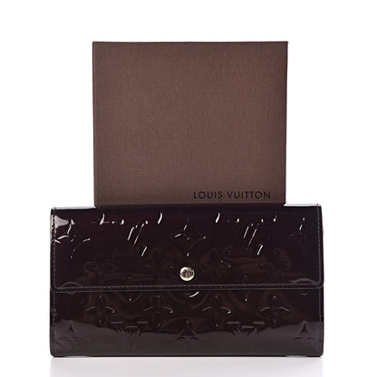 Louis Vuitton Vernis Sarah Wallet Amarante 13 of 13