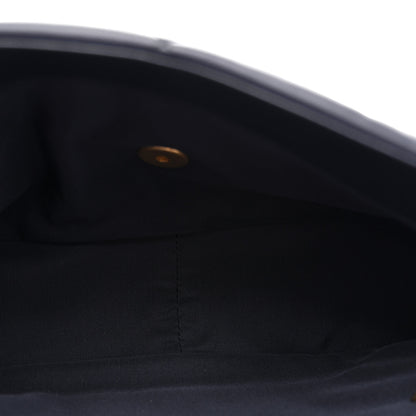 Chanel Goatskin Quilted Large Chanel 19 Flap Navy Blue 5 of 10