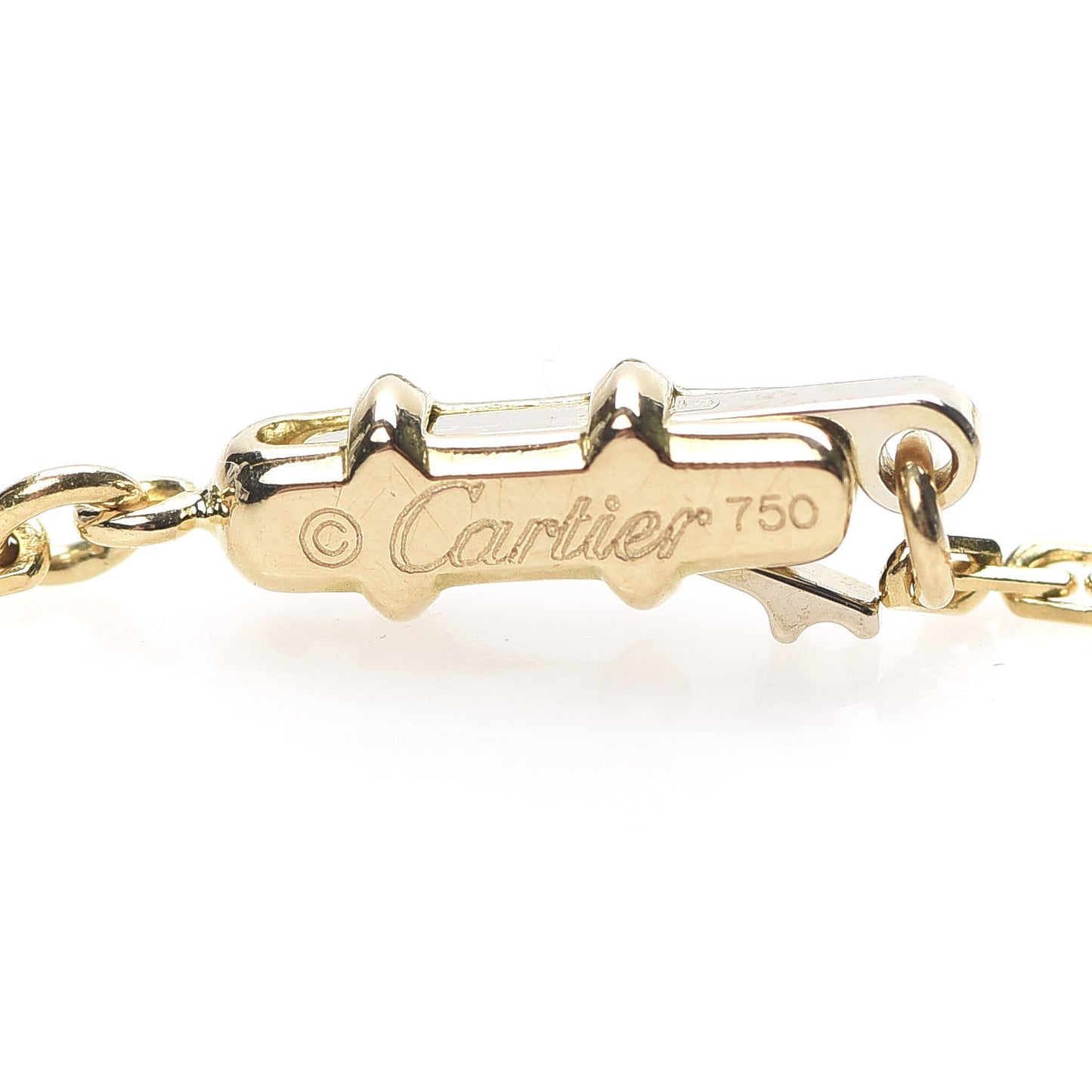 18K Yellow Gold LOVE Screwdriver Charm Pendant Necklace