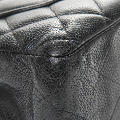 Chanel Caviar Quilted Jumbo Single Flap Black 10 of 11