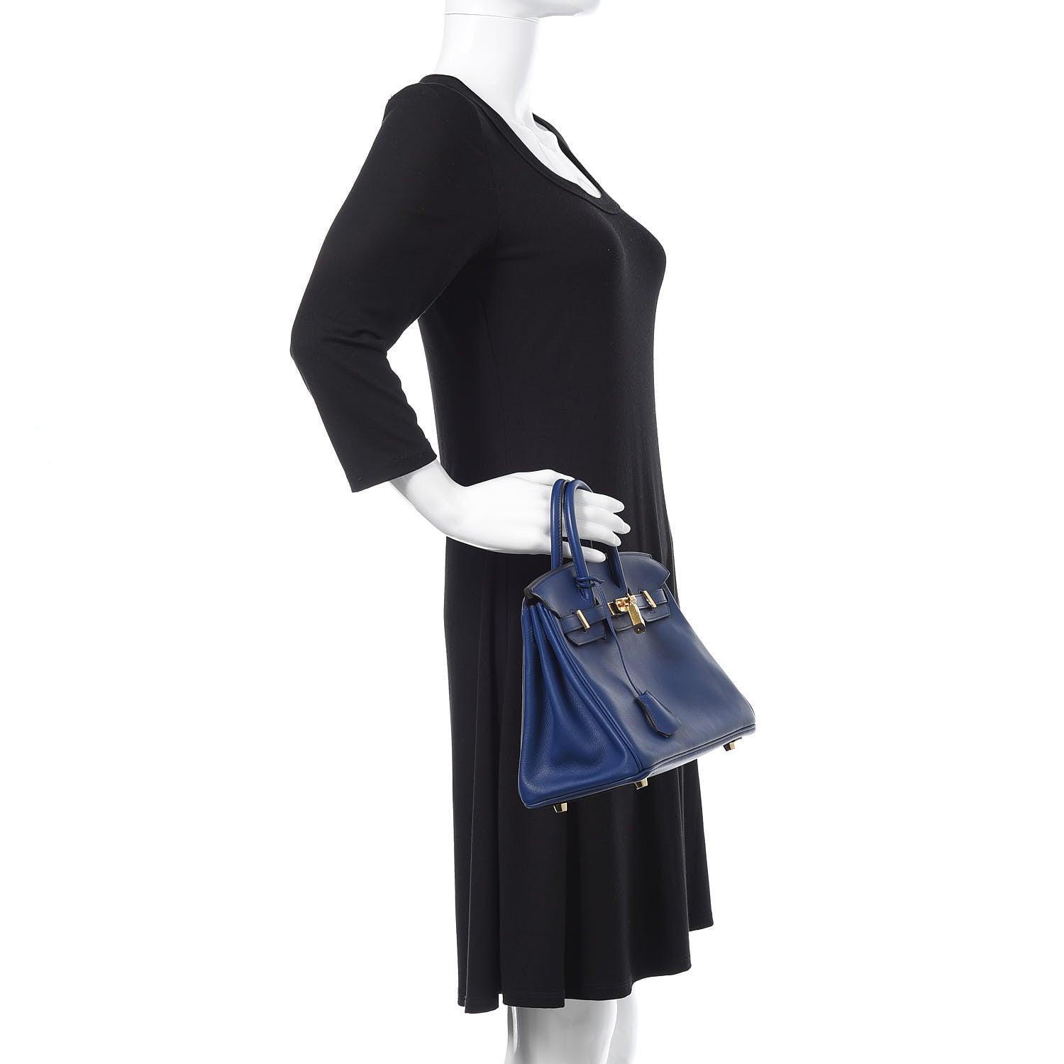 Hermes Swift Birkin 25 Bleu Saphir 2 of 30