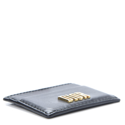 Christian Dior Calfskin D-Fence Card Holder Black 4 of 8