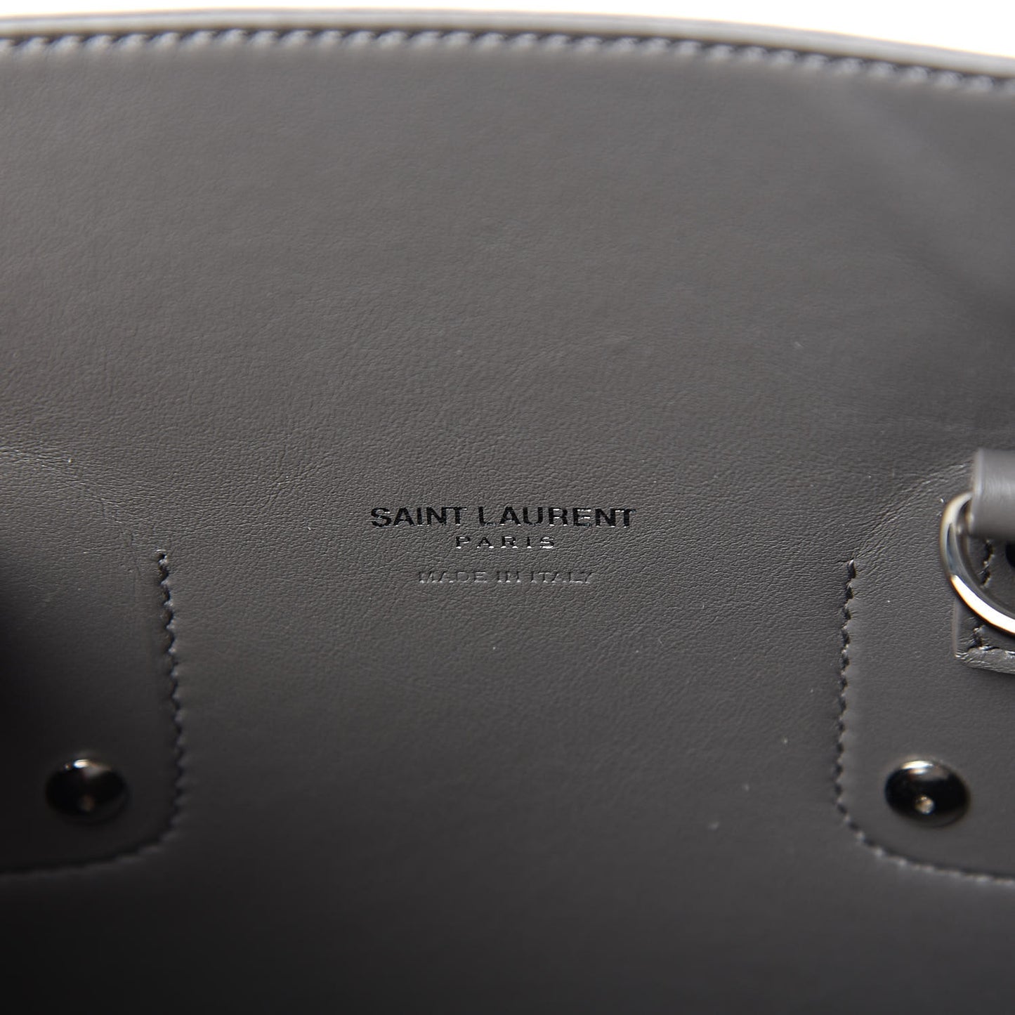 Grained Calfskin Small Sac De Jour Fog