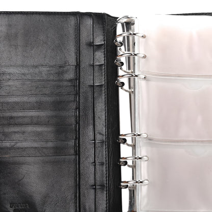 Prada Nylon Calfskin Agenda Holder Black 9 of 10